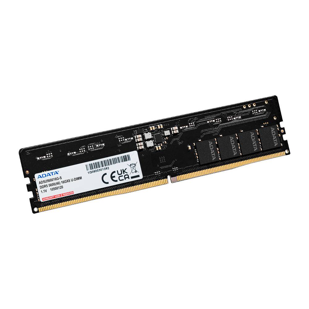 Memoria RAM ADATA - DDR5 16GB UDIMM 5600MHz. NP. AD5U560016G-S Memoria RAM ADATA - DDR5 16GB UDIMM 5600MHz. NP. AD5U560016G-S